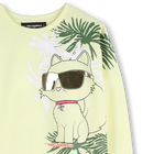 Bedrucktes maxi-sweatshirt KARL LAGERFELD KIDS 
                    M&Auml;DCHEN