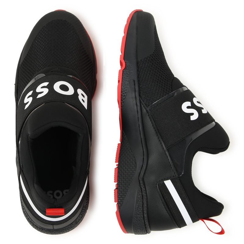 Sneakers aus Materialmix BOSS 
                        JUNGE