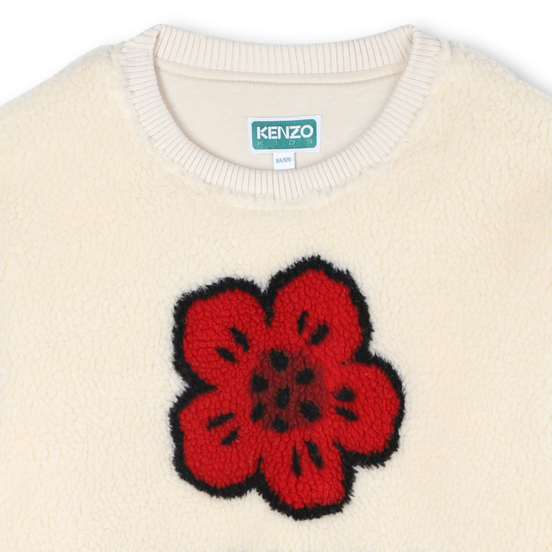 Flauschiges Fleece-Sweatshirt KENZO KIDS 
                        M&Auml;DCHEN