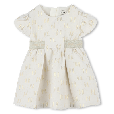 Festliches Jacquard-Kleid KARL LAGERFELD KIDS M&Auml;DCHEN