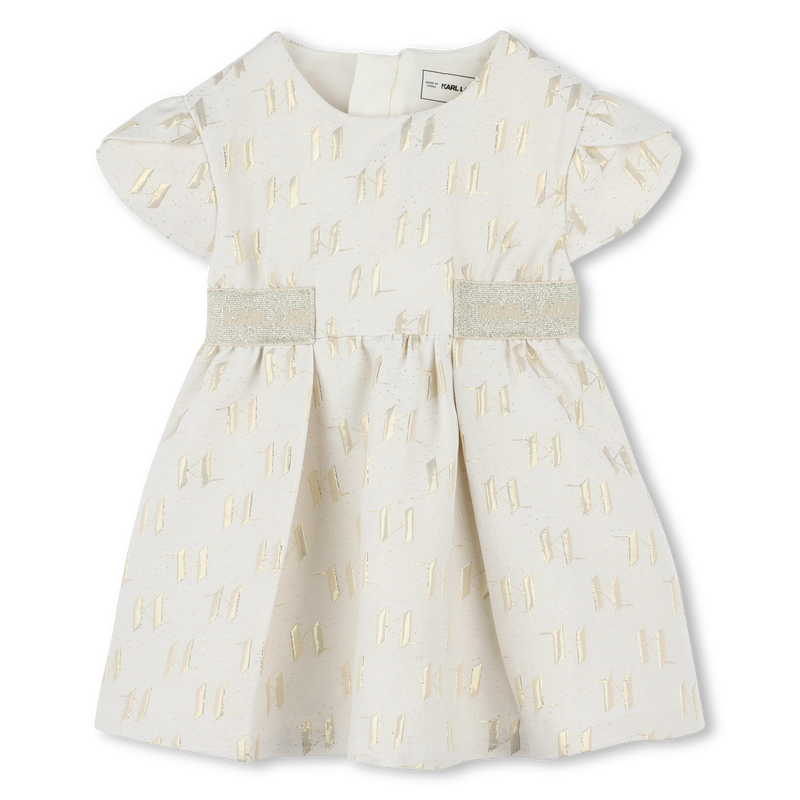 Festliches Jacquard-Kleid KARL LAGERFELD KIDS 
                        M&Auml;DCHEN