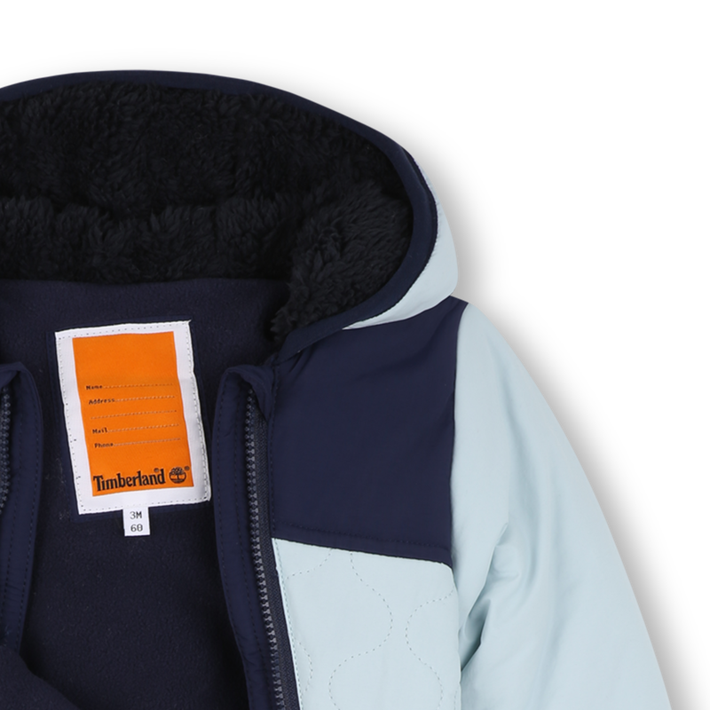 Zweifarbiger Jumpsuit mit Rei&szlig;verschluss TIMBERLAND 
                        JUNGE