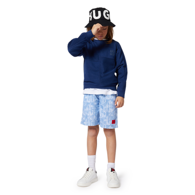 Sweat-Bermudas in Jeansoptik HUGO JUNGE