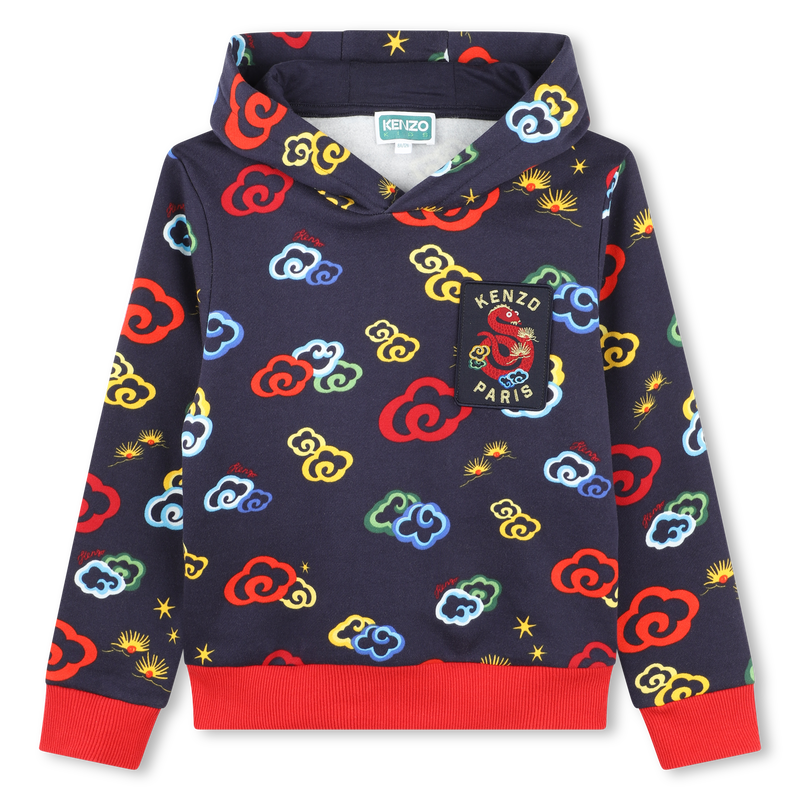 Bedrucktes Kapuzensweatshirt KENZO KIDS 
                        UNISEX