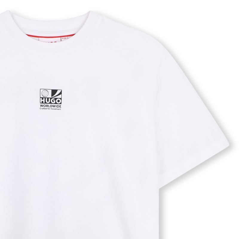 T-Shirt mit kurzen &Auml;rmeln HUGO 
                        JUNGE
