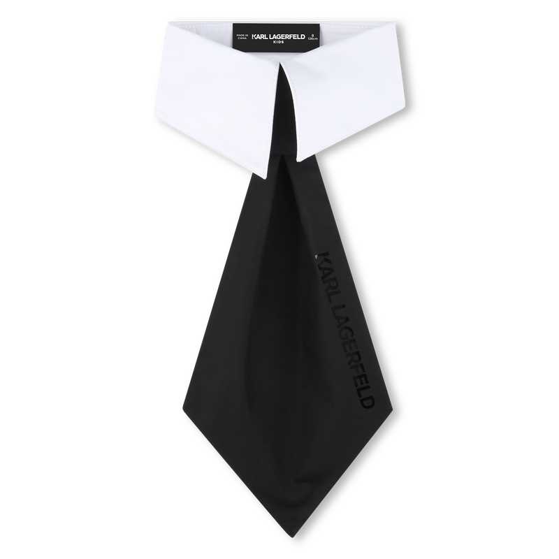 Zweifarbige baumwoll-krawatte KARL LAGERFELD KIDS 
                        M&Auml;DCHEN