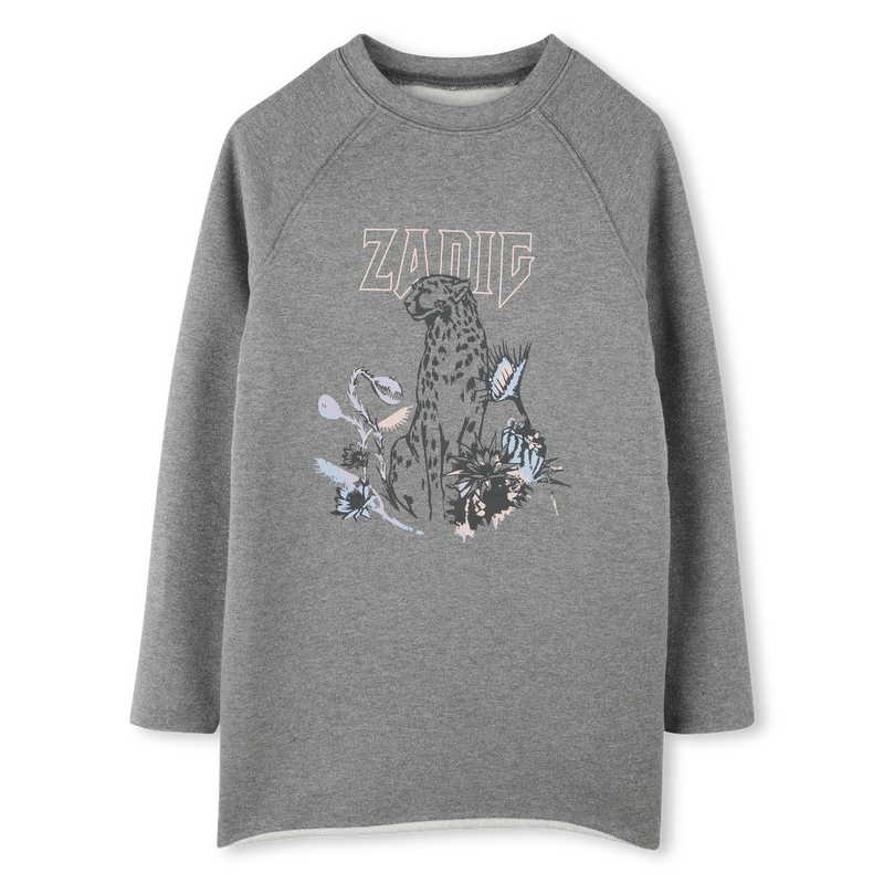 Lang&auml;rmeliges Sweatshirtkleid ZADIG & VOLTAIRE 
                        M&Auml;DCHEN