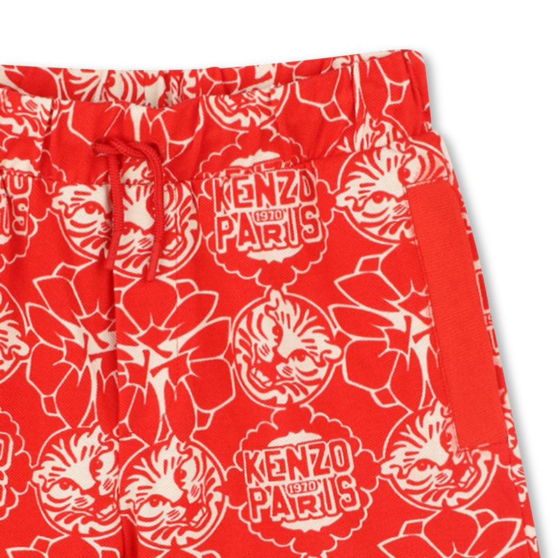 Bermudas mit japanischem Druck KENZO KIDS 
                        JUNGE
