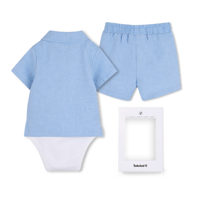 SET AUS HEMD UND SHORTS TIMBERLAND JUNGE