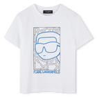 T-Shirt mit Print KARL LAGERFELD KIDS 
                    JUNGE