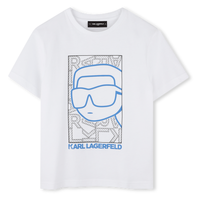 T-Shirt mit Print KARL LAGERFELD KIDS JUNGE