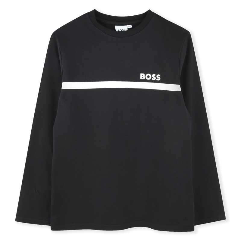 Lang&auml;rmeliges t-shirt BOSS 
                        JUNGE