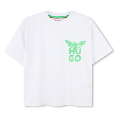 Kurzarm-T-Shirt aus Baumwolle HUGO JUNGE