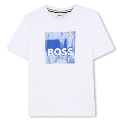 T-Shirt aus Baumwolle BOSS JUNGE