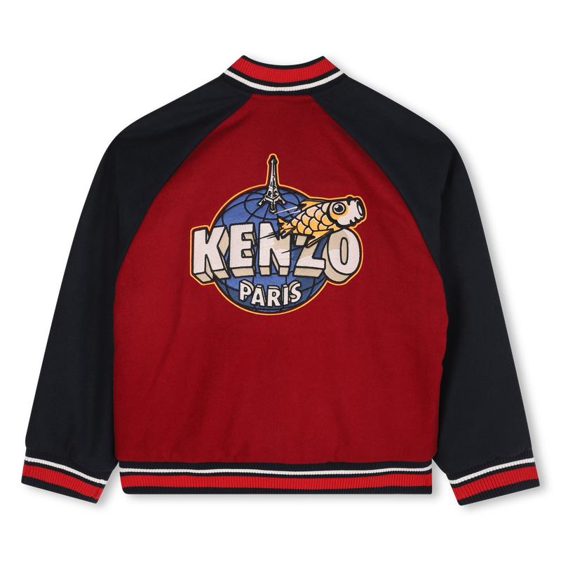 Bomberjacke mit Druckknopfverschluss KENZO KIDS 
                        UNISEX