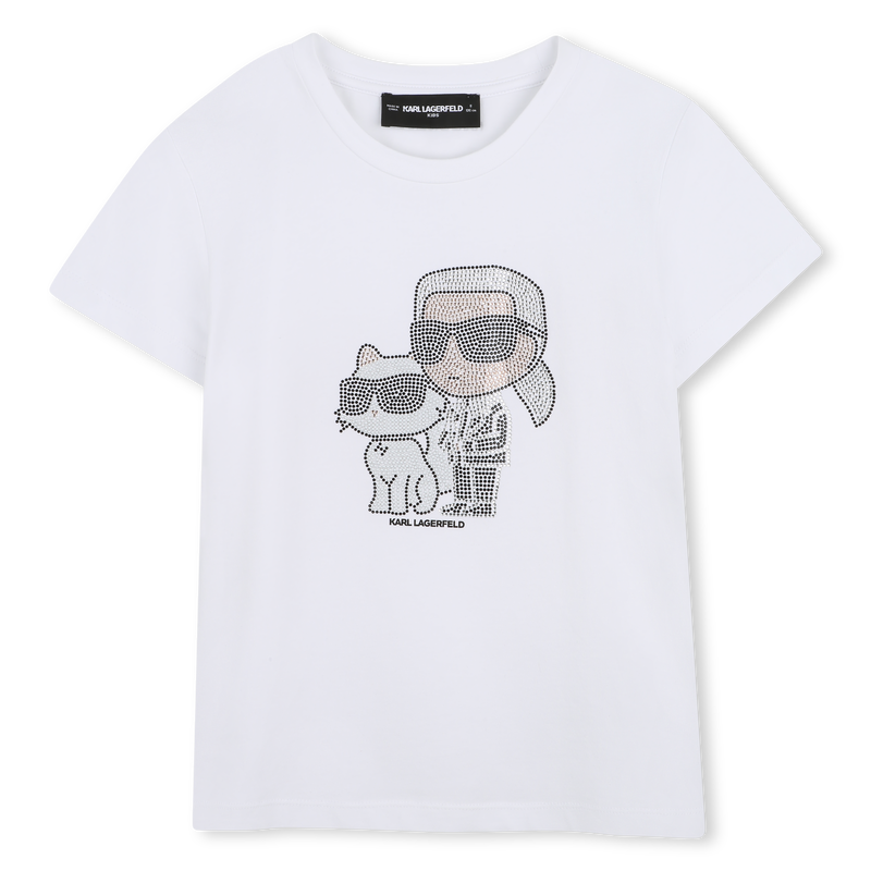 KURZÄRMELIGES T-SHIRT KARL LAGERFELD KIDS 
                        MÄDCHEN