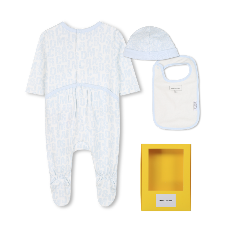 Set aus Pyjama, Lätzchen und Mütze MARC JACOBS 
                        UNISEX