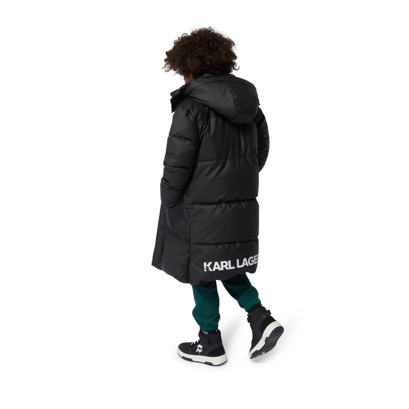 High-Top-Sneaker aus Leder KARL LAGERFELD KIDS 
                        JUNGE