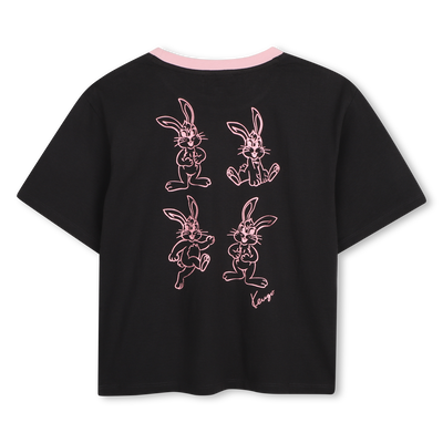T-Shirt mit kurzen &Auml;rmeln KENZO KIDS M&Auml;DCHEN