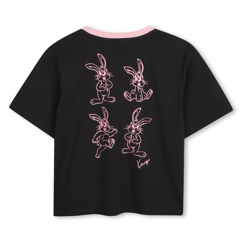 T-Shirt mit kurzen &Auml;rmeln KENZO KIDS 
                        M&Auml;DCHEN