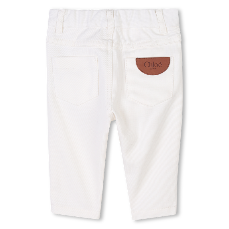 Hose aus Baumwoll-Serge CHLOE 
                        M&Auml;DCHEN