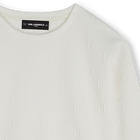 Lang&auml;rmeliges Sweatshirt KARL LAGERFELD KIDS 
                    M&Auml;DCHEN