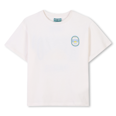 Kurz&auml;rmliges Baumwoll-T-Shirt KENZO KIDS JUNGE