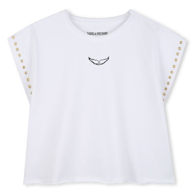 KURZ&Auml;RMELIGES T-SHIRT ZADIG & VOLTAIRE M&Auml;DCHEN