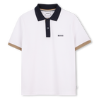 Kurz&auml;rmeliges poloshirt, WEISS, hi-res