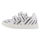 Ledersneaker mit Klett KARL LAGERFELD KIDS 
                    UNISEX