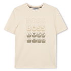 Kurz&auml;rmeliges t-shirt, HELL BEIGE, hi-res
