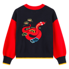 Strickpullover mit Stickereien KENZO KIDS 
                    M&Auml;DCHEN