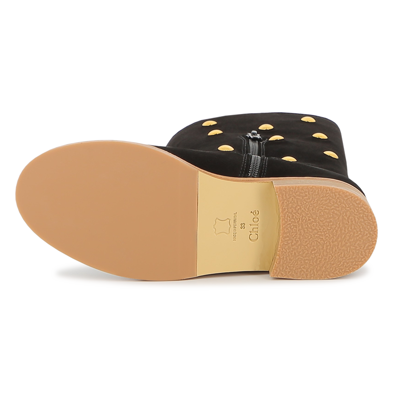 Stiefel aus Kalbsveloursleder CHLOE 
                        M&Auml;DCHEN