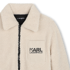 Sherpa-Jacke KARL LAGERFELD KIDS 
                    JUNGE