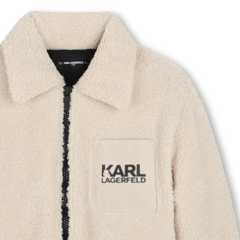 Sherpa-Jacke KARL LAGERFELD KIDS 
                        JUNGE