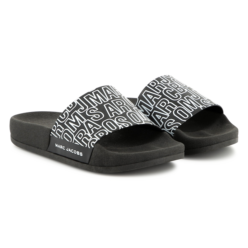 Pantoletten mit Muster MARC JACOBS 
                        JUNGE