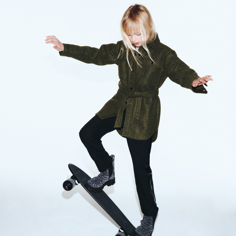 Lederstiefelundten mit Muster ZADIG & VOLTAIRE 
                        M&Auml;DCHEN