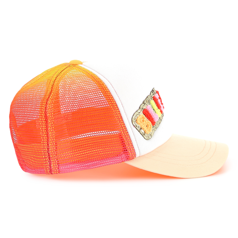 Kappe mit Bouclette-Badge BILLIEBLUSH 
                        M&Auml;DCHEN
