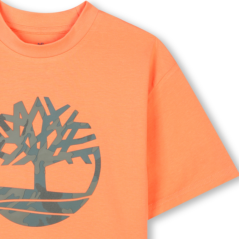 T-Shirt mit Logo-Reliefdruck TIMBERLAND 
                        JUNGE