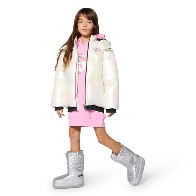 Steppjacke mit Kapuze KARL LAGERFELD KIDS M&Auml;DCHEN