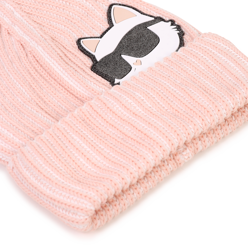 Strickm&uuml;tze KARL LAGERFELD KIDS 
                        M&Auml;DCHEN