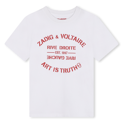 Baumwoll-T-Shirt ZADIG & VOLTAIRE UNISEX