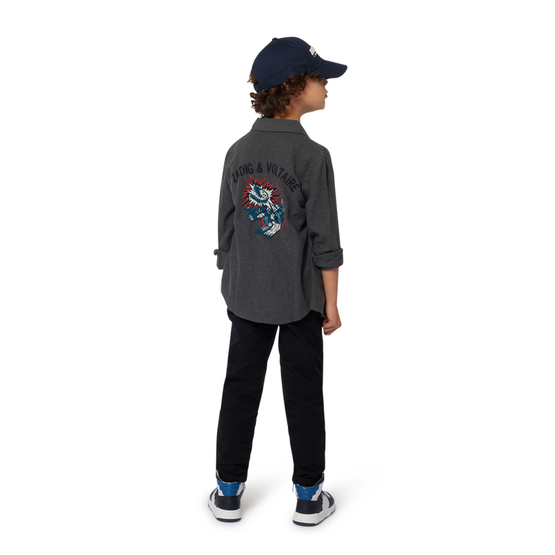 Hemd mit Logo-Stickerei ZADIG & VOLTAIRE 
                        JUNGE