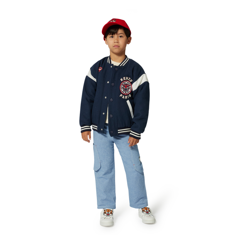 Baumwoll-Cap mit Stickerei KENZO KIDS 
                        UNISEX