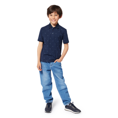 Weite 5-Pocket-Baumwolljeans BOSS JUNGE