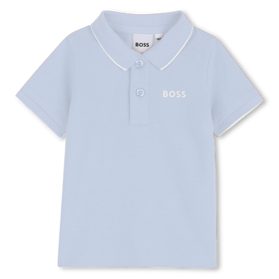 KURZ&Auml;RMELIGES POLOSHIRT BOSS JUNGE