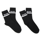 Set mit 2 paar socken, SCHWARZ, hi-res