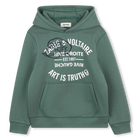 Fleece-Kapuzenpullover ZADIG & VOLTAIRE 
                    JUNGE