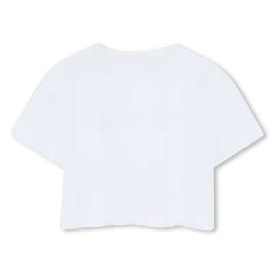 T-Shirt mit Patch und Logo HUGO M&Auml;DCHEN