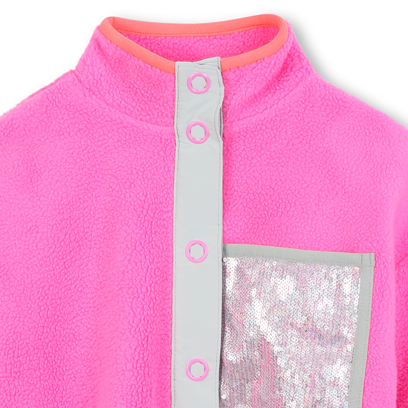 Cardigan aus Pl&uuml;sch BILLIEBLUSH 
                        M&Auml;DCHEN